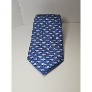 Vineyard Vines Martha's Vineyard 100% Silk Neck Tie Cars Retro  Made USA